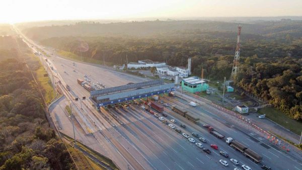 Imagem aérea do centro de Cascavel