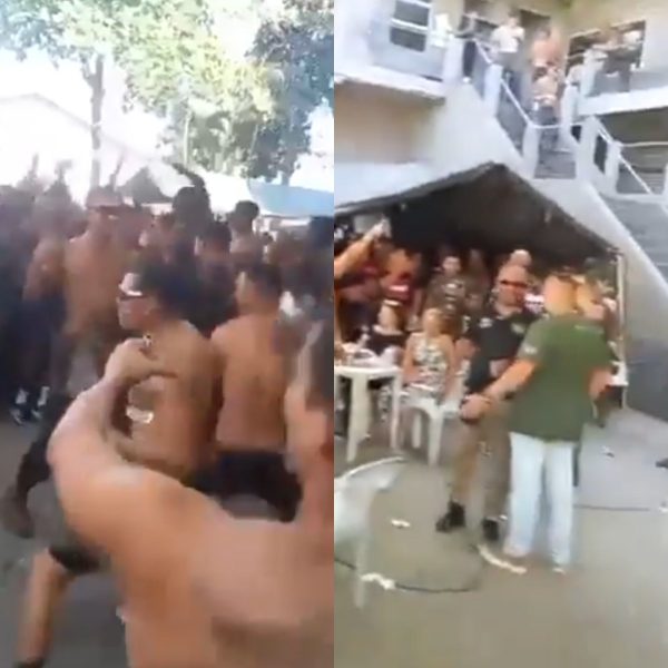 Policial Civil entrando em viatura