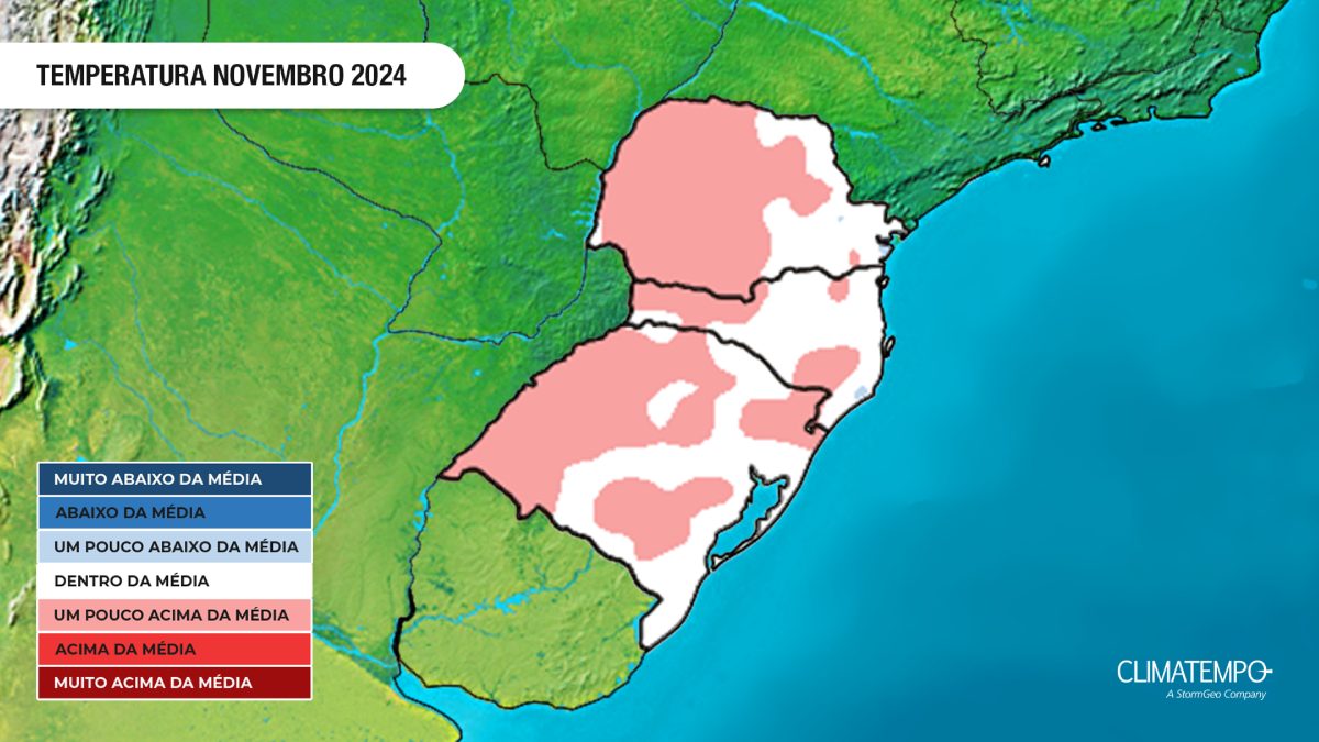 Chuvas e frentes frias atingem o Paraná em novembro; veja previsão