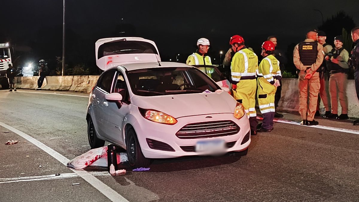 Pai é interceptado em São José dos Pinhais após fuga com filhos pela BR-376