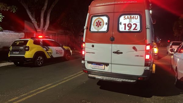 O suspeito estava armado e ameaçava matar a mulher por não aceitar o fim do relacionamento (Foto: Paulo Fischer/RICTV Curitiba)