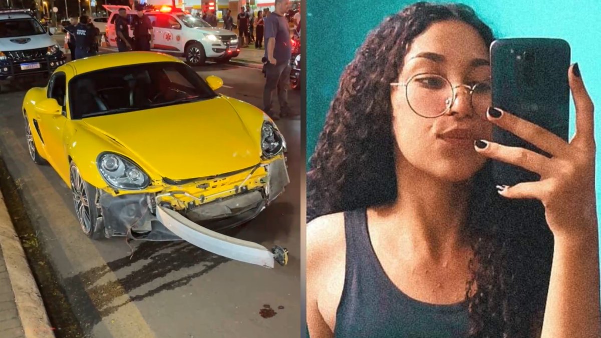 Isabely estava em uma motocicleta e morreu após acidente com Porsche, em Maringá