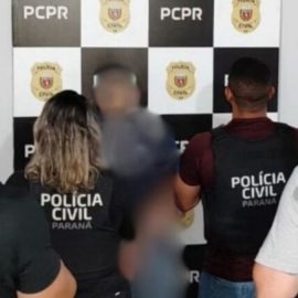 O suspeito foi preso e está a disposição da justiça