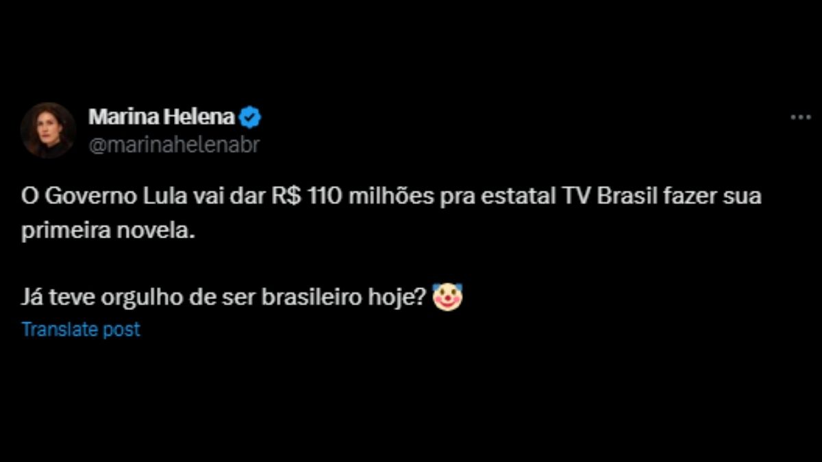 Governo Federal investe R$ 110 milhões para novelas e filmes da TV Brasil