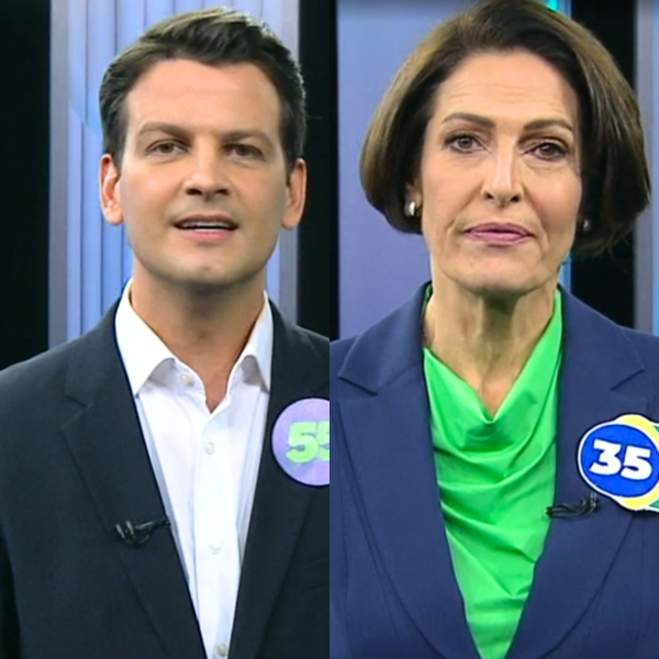 Debate: Cristina e Pimentel falam sobre vacinação e saúde em Curitiba