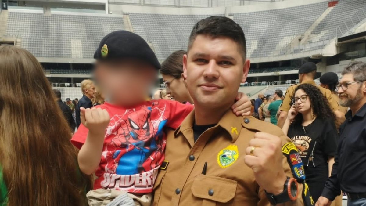 Policial deixa esposa e filho pequeno; formatura de agente aconteceu em agosto de 2023 