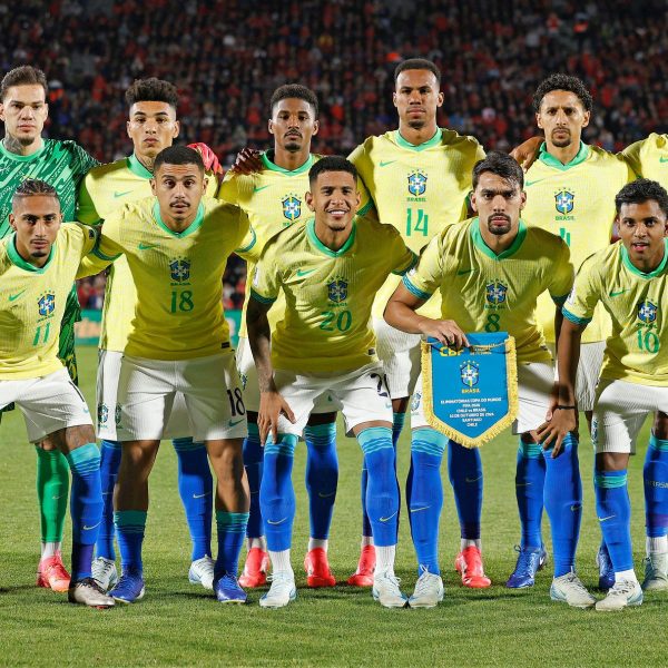 Registro da Seleção Brasileira em Brasil x Peru, pelas Eliminatórias da Copa do Mundo 2026