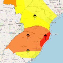 Frente fria avança sobre o Paraná com risco para temporal; veja quando