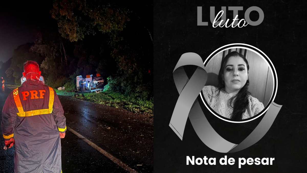 Enfermeira estava a caminho do serviço quando morreu em acidente na BR-277 