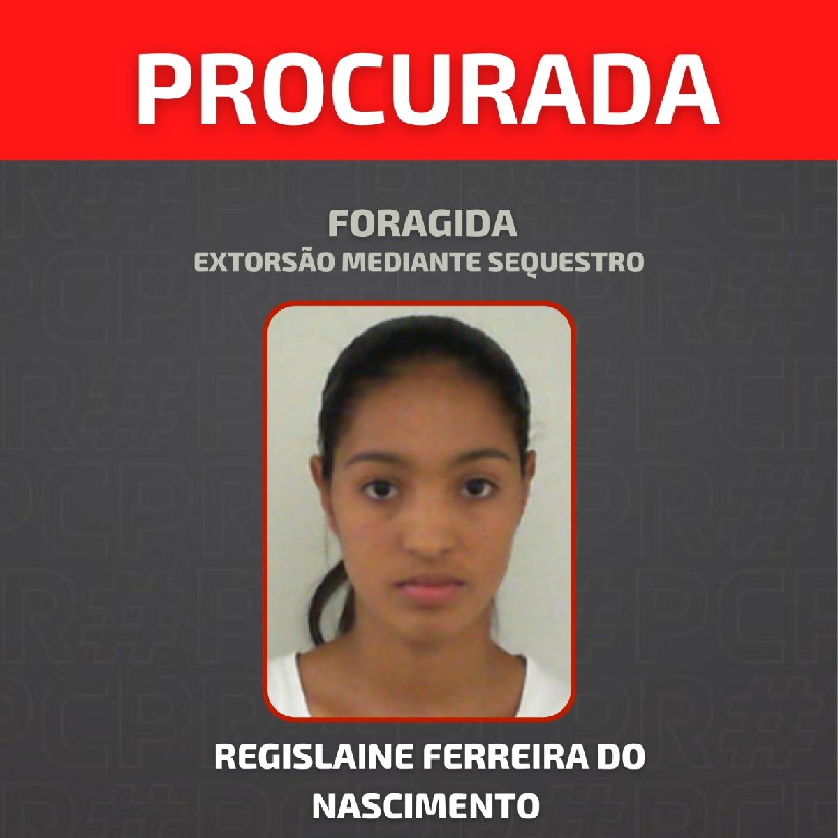 Polícia divulga foto de mulher foragida suspeita de sequestro de empresário em Curitiba