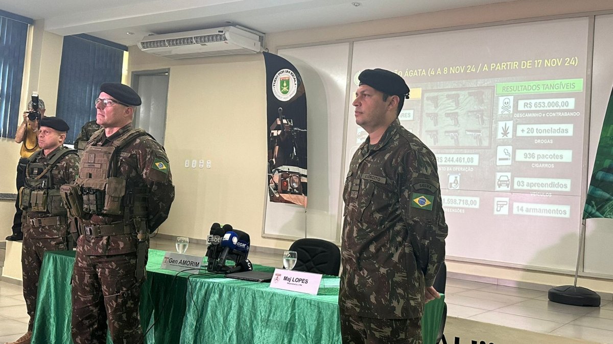 O comando da 15ª Brigada de Infantaria Mecanizada (15ª Bda Inf Mec) do Exército Brasileiro, sediada em Cascavel, no oeste do Paraná, apresentou um balanço da Operação Ágata Fronteira Sul, realizada ao longo deste mês de novembro nas regiões de fronteira dos estados do Paraná e Santa Catarina. Conforme o exército, além da recuperação de todas as nove armas que desaparecem do 33º Batalhão de Infantaria Mecanizada (33º BI Mec), também em Cascavel, a operação apreendeu outras cinco armas, mais de 20 toneladas de drogas e grande quantidade de mercadorias contrabandeadas.