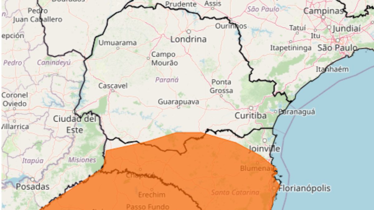 Temporais atingem o Paraná com ventos de até 100 km/h; veja regiões atingidas