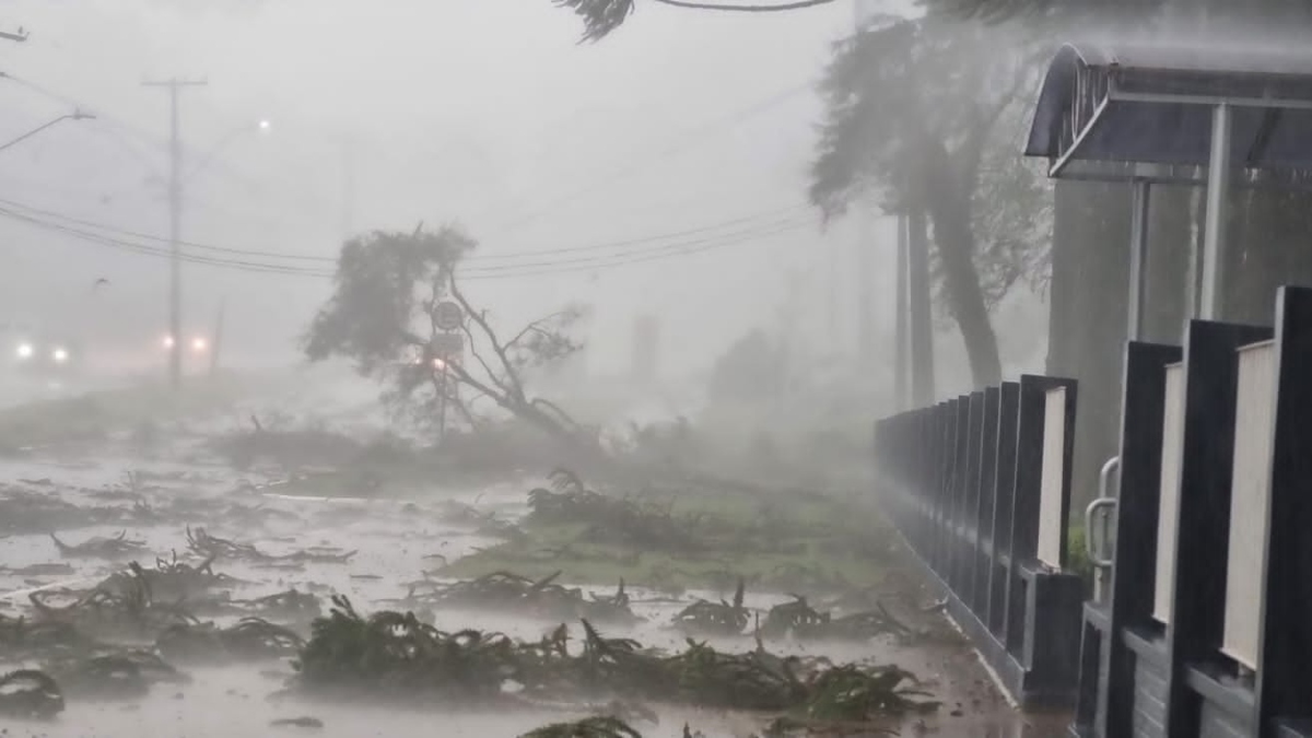 Veja quais regiões serão atingidos pelo temporal no Paraná
